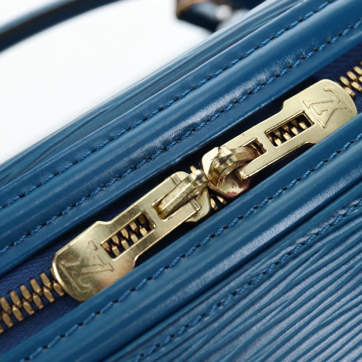 LOUIS VUITTON Epi Nice Hand Bag 2way Toledo Blue M48015 LV Auth 193753V