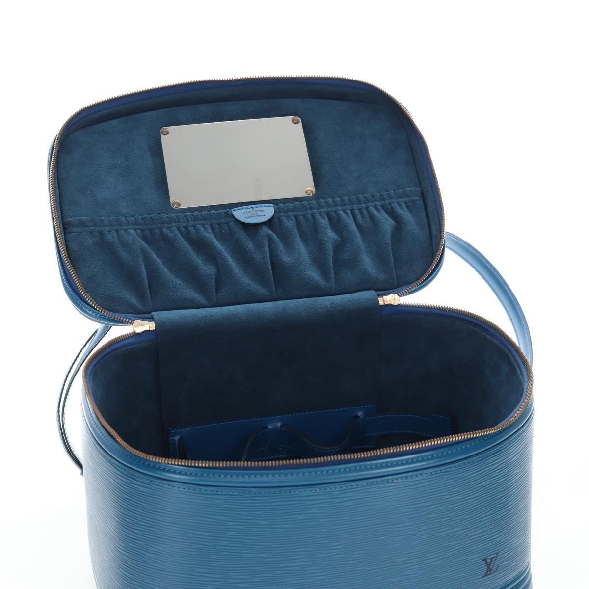 LOUIS VUITTON Epi Nice Hand Bag 2way Toledo Blue M48015 LV Auth 193753V