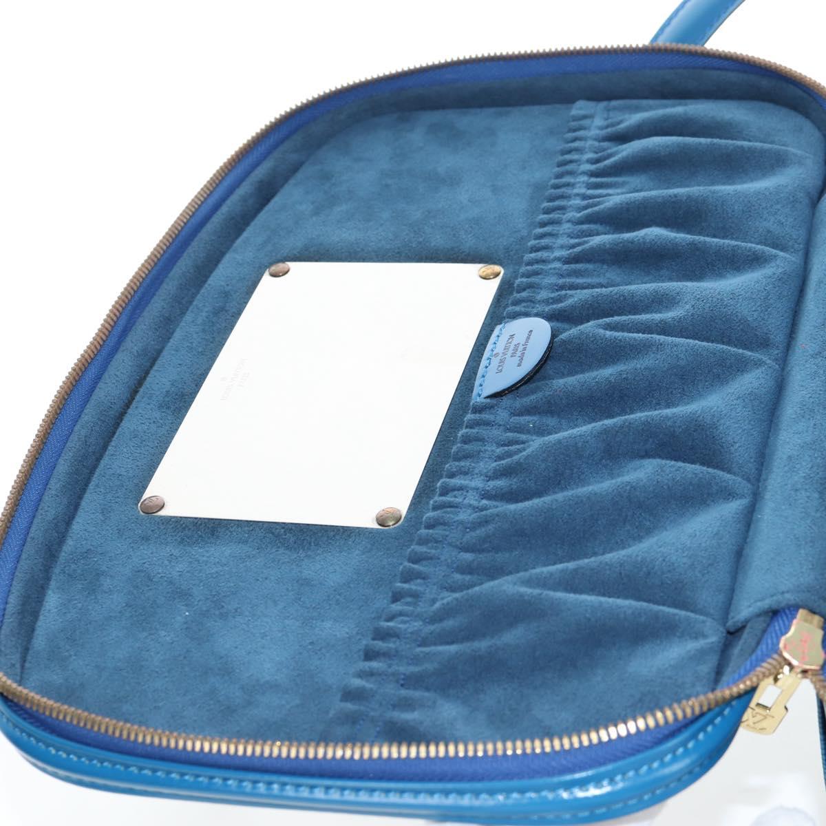LOUIS VUITTON Epi Nice Hand Bag 2way Toledo Blue M48015 LV Auth 193753V