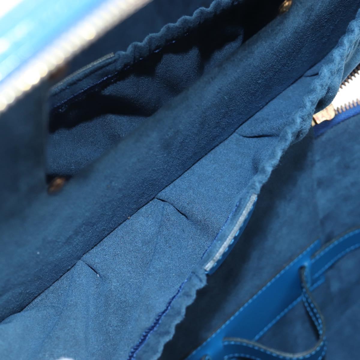 LOUIS VUITTON Epi Nice Hand Bag 2way Toledo Blue M48015 LV Auth 193753V