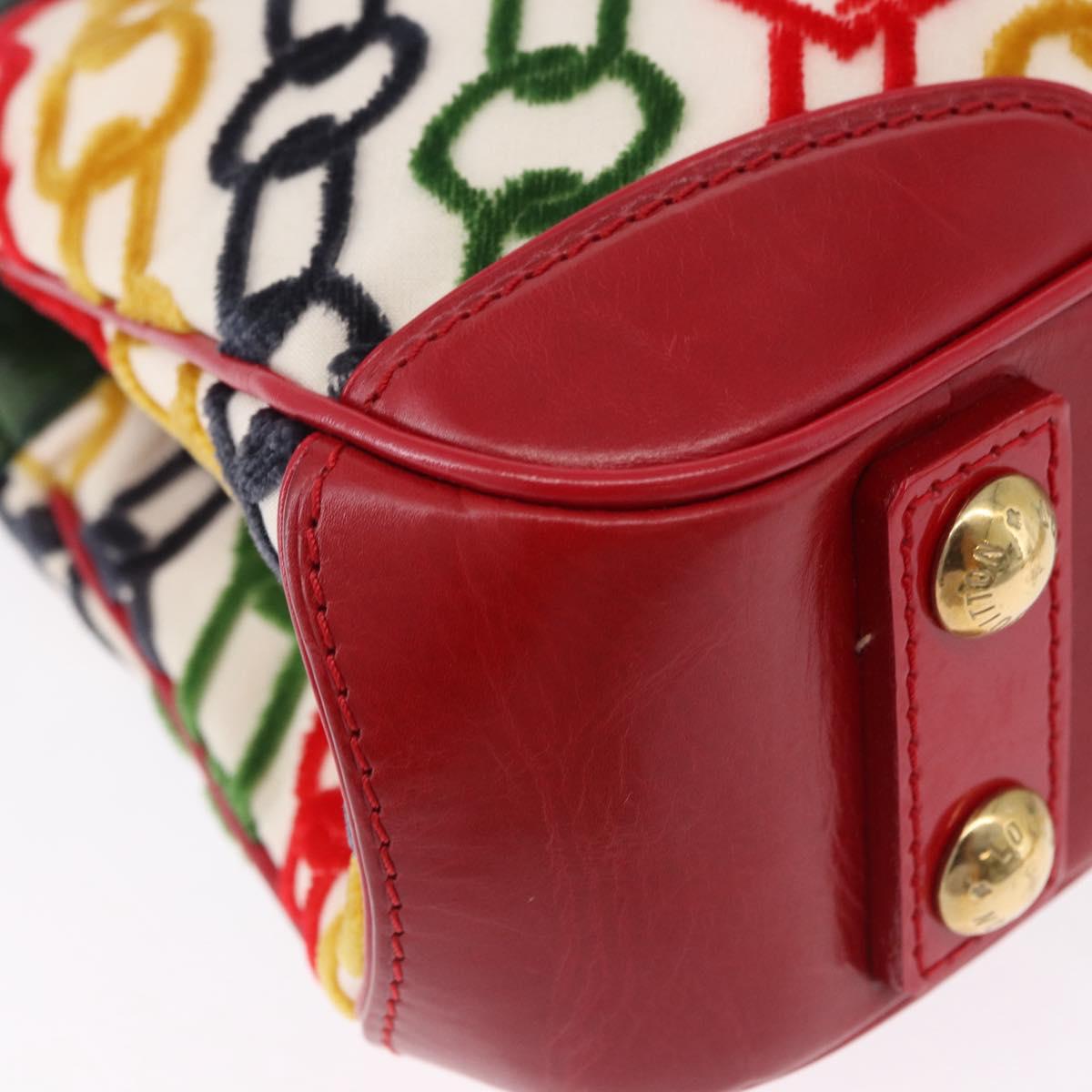 LOUIS VUITTON Monogram Charm Mini Linda Hand Bag Multicolor LV Auth 193756SM