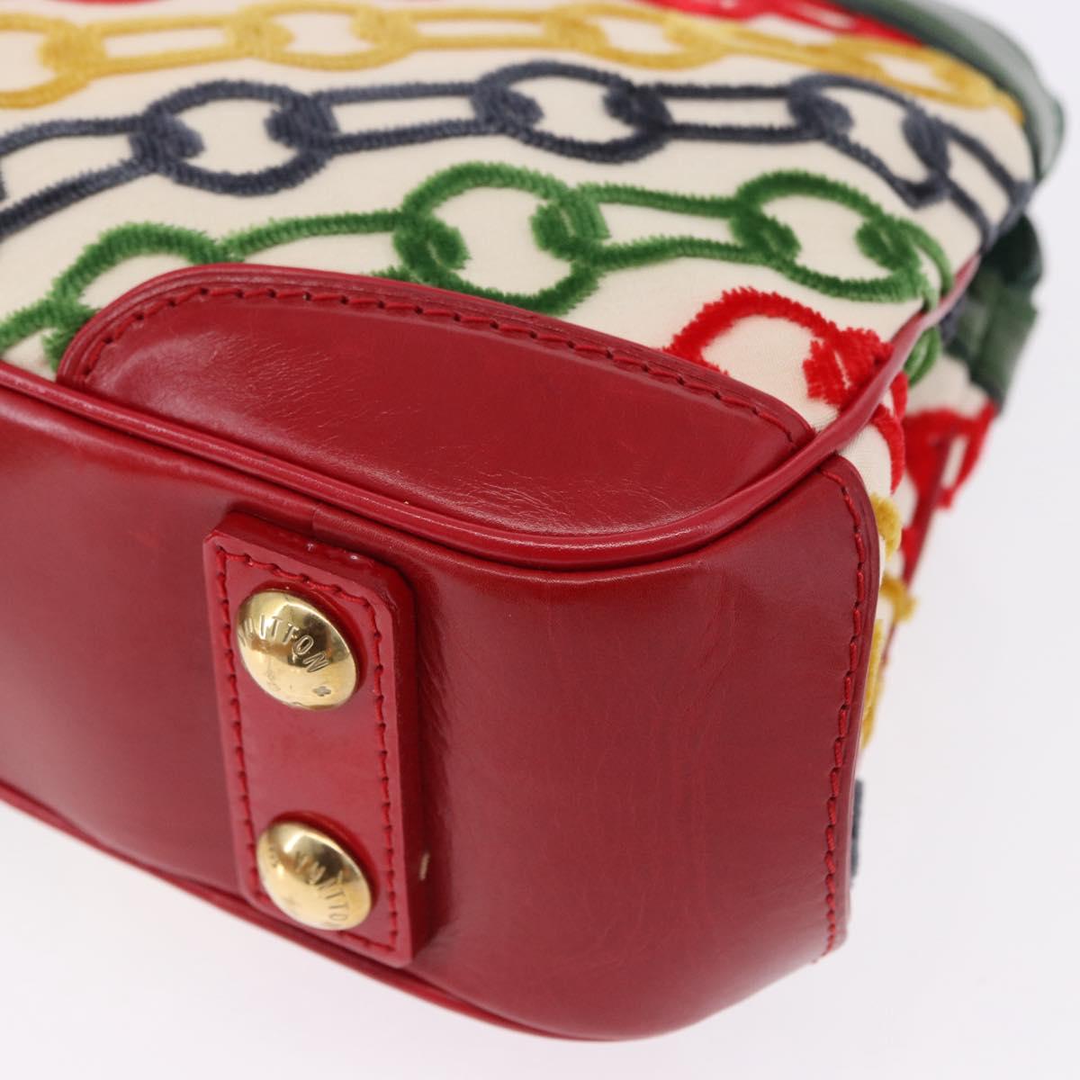 LOUIS VUITTON Monogram Charm Mini Linda Hand Bag Multicolor LV Auth 193756SM