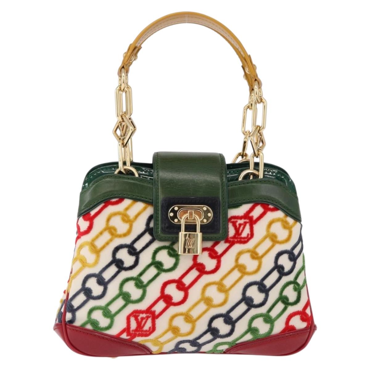 LOUIS VUITTON Monogram Charm Mini Linda Hand Bag Multicolor LV Auth 193756SM
