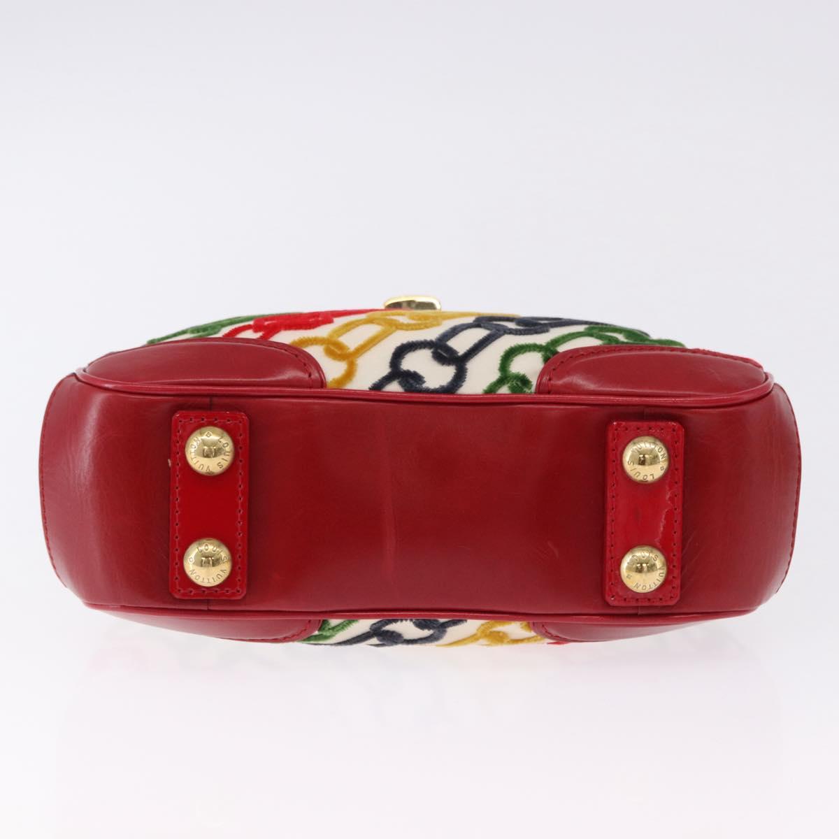 LOUIS VUITTON Monogram Charm Mini Linda Hand Bag Multicolor LV Auth 193756SM