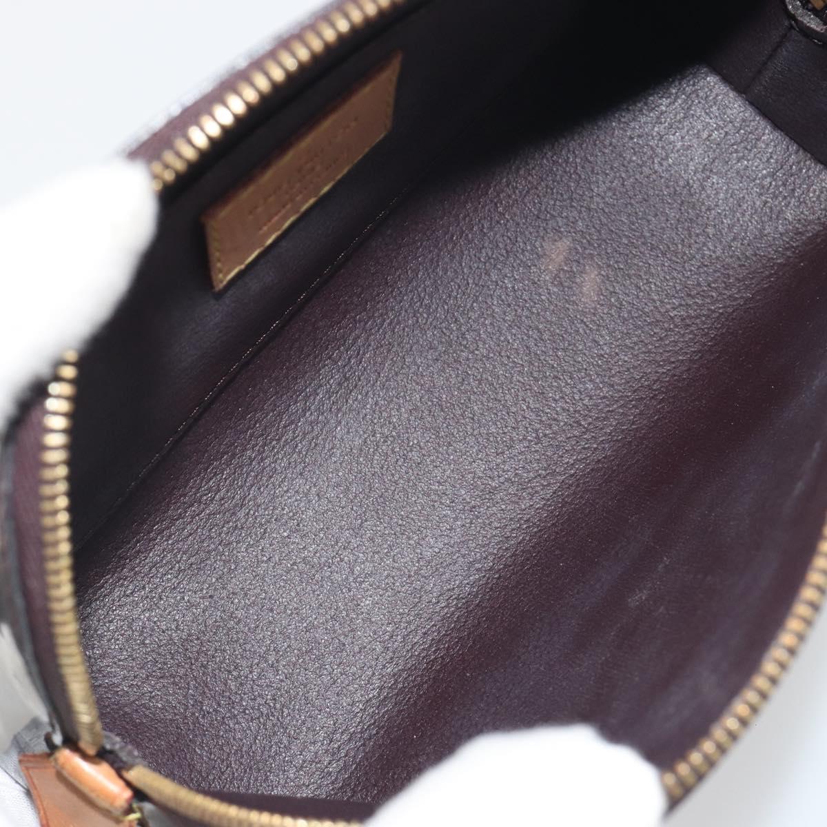 LOUIS VUITTON Monogram Vernis Pochette Cosmetic PM Amarante M91495 Auth 193757