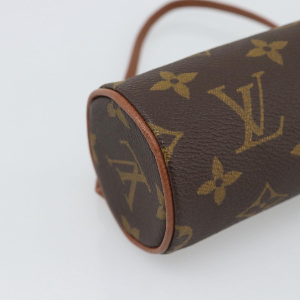 LOUIS VUITTON Monogram Papillon Pouch LV Auth 193760V