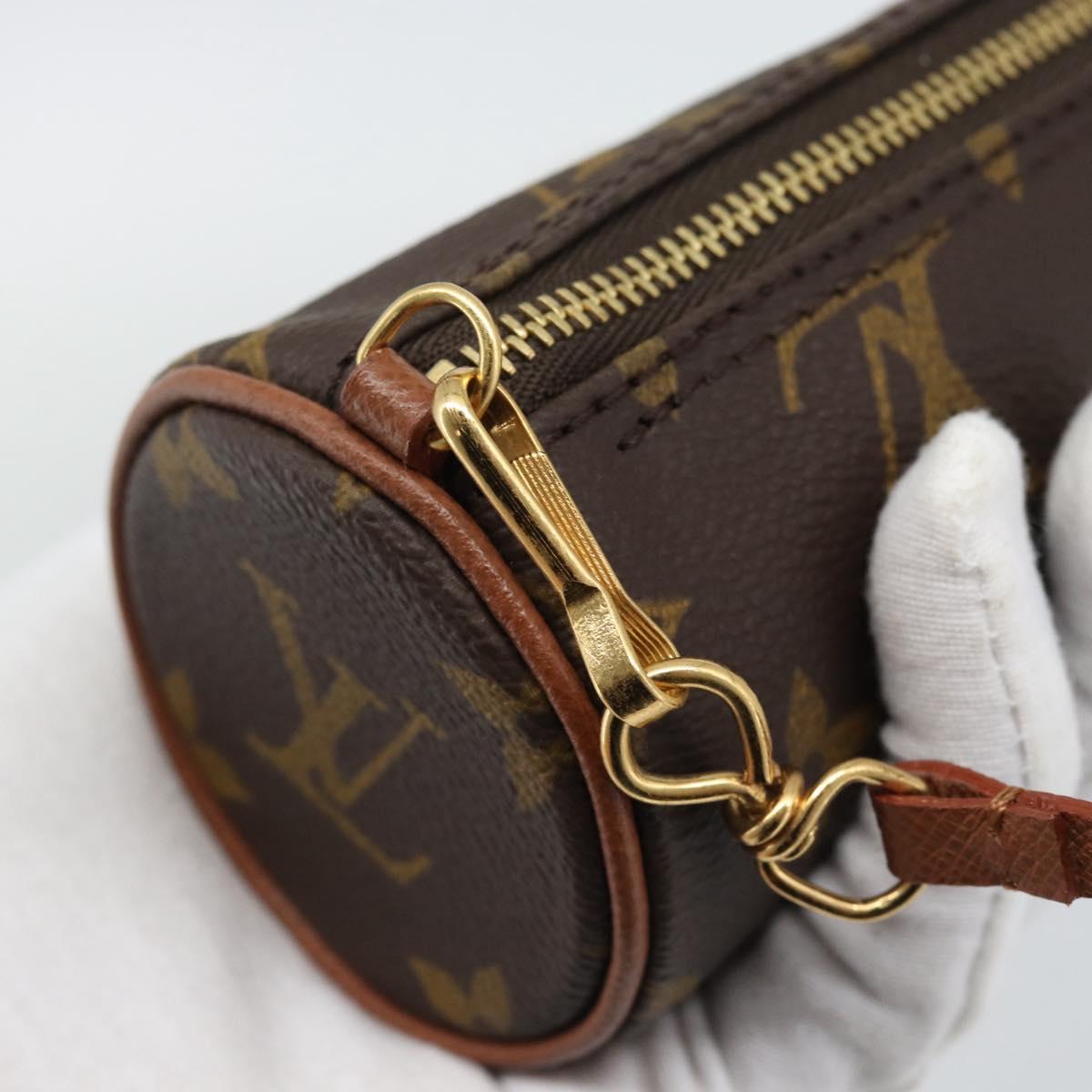 LOUIS VUITTON Monogram Papillon Pouch LV Auth 193760V