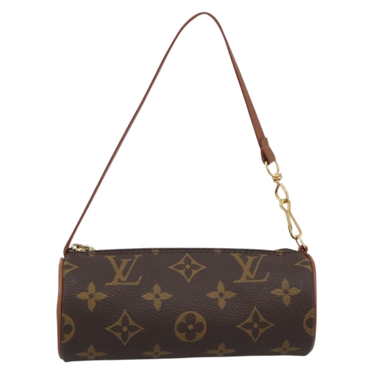 LOUIS VUITTON Monogram Papillon Pouch LV Auth 193760V