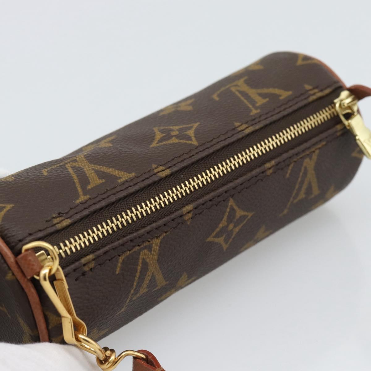 LOUIS VUITTON Monogram Papillon Pouch LV Auth 193760V