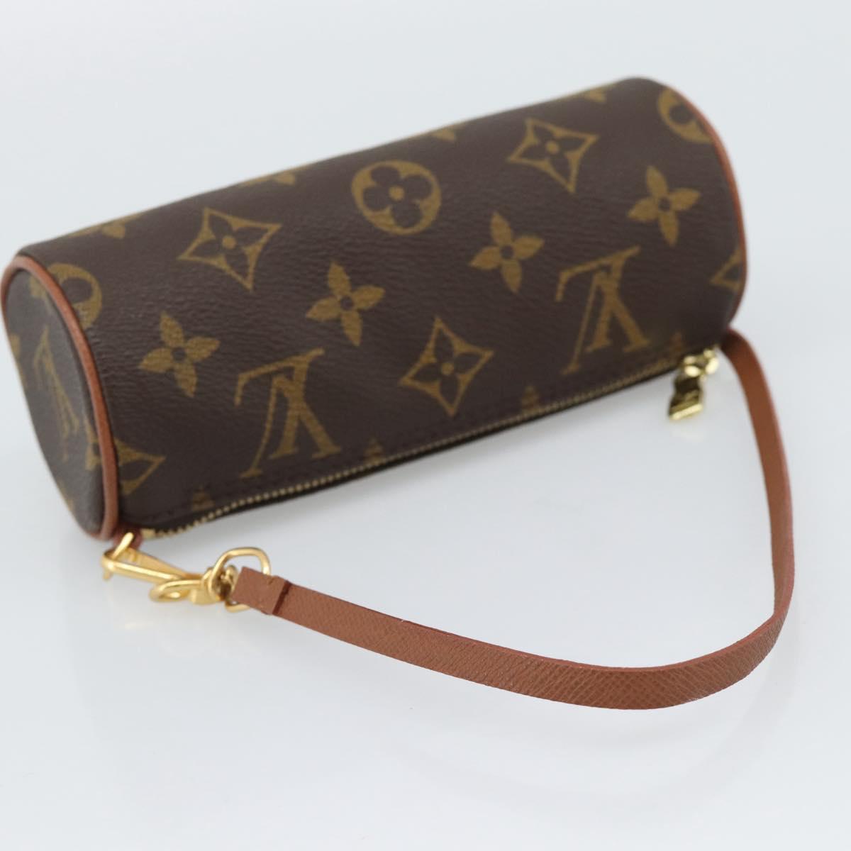 LOUIS VUITTON Monogram Papillon Pouch LV Auth 193760V