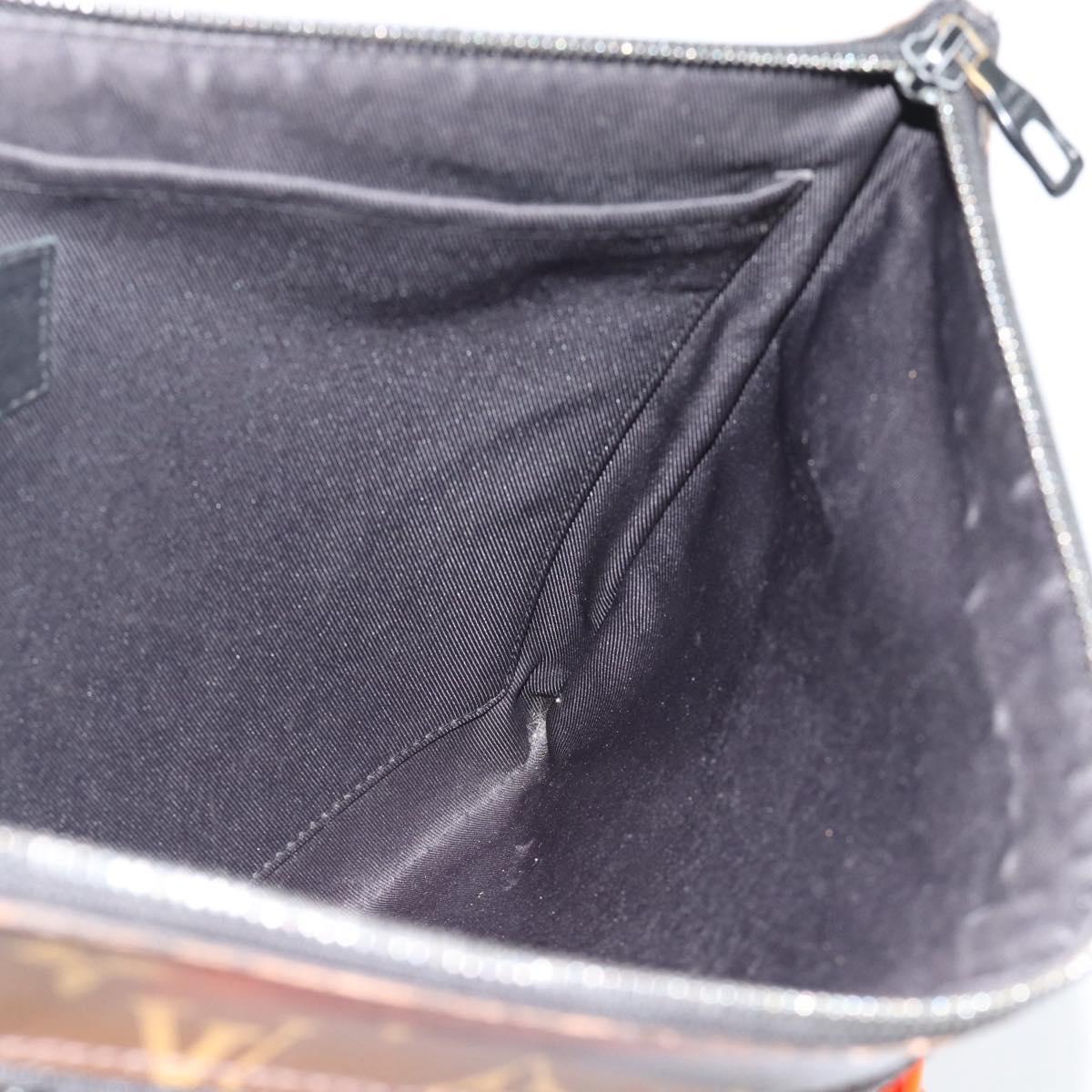LOUIS VUITTON Solar Powered Ray Pochette A4 Clutch Bag M44484 LV Auth 193761V