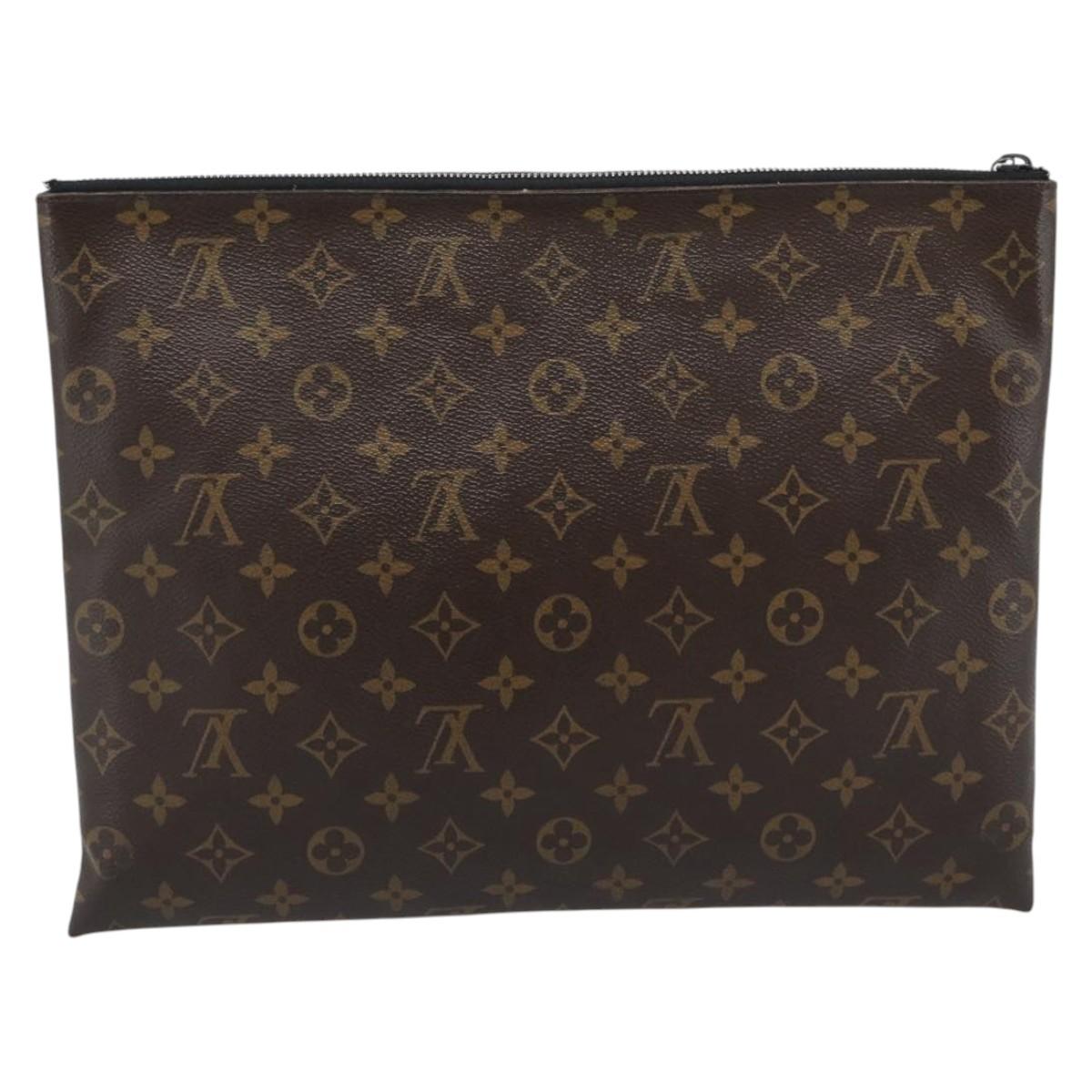 LOUIS VUITTON Solar Powered Ray Pochette A4 Clutch Bag M44484 LV Auth 193761V