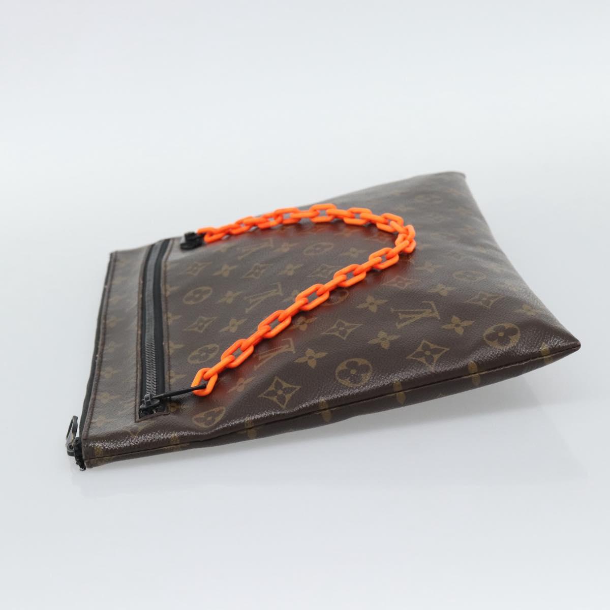 LOUIS VUITTON Solar Powered Ray Pochette A4 Clutch Bag M44484 LV Auth 193761V
