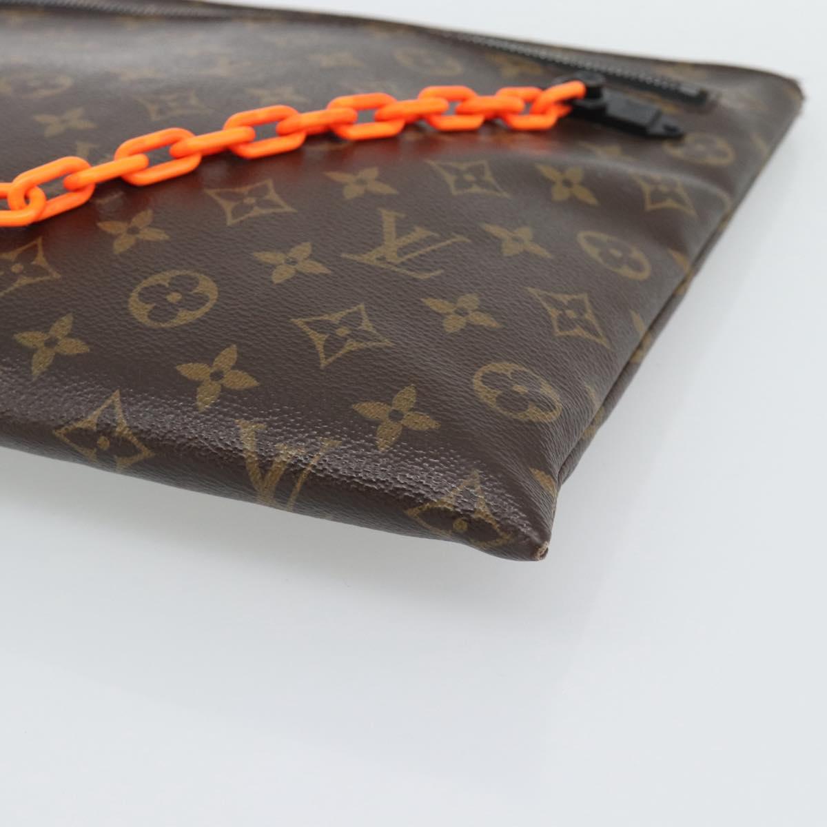 LOUIS VUITTON Solar Powered Ray Pochette A4 Clutch Bag M44484 LV Auth 193761V