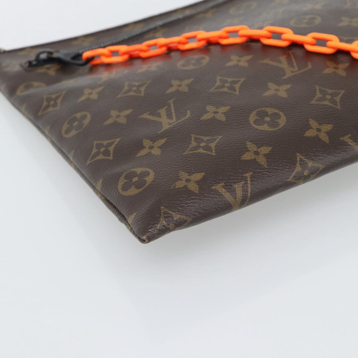 LOUIS VUITTON Solar Powered Ray Pochette A4 Clutch Bag M44484 LV Auth 193761V