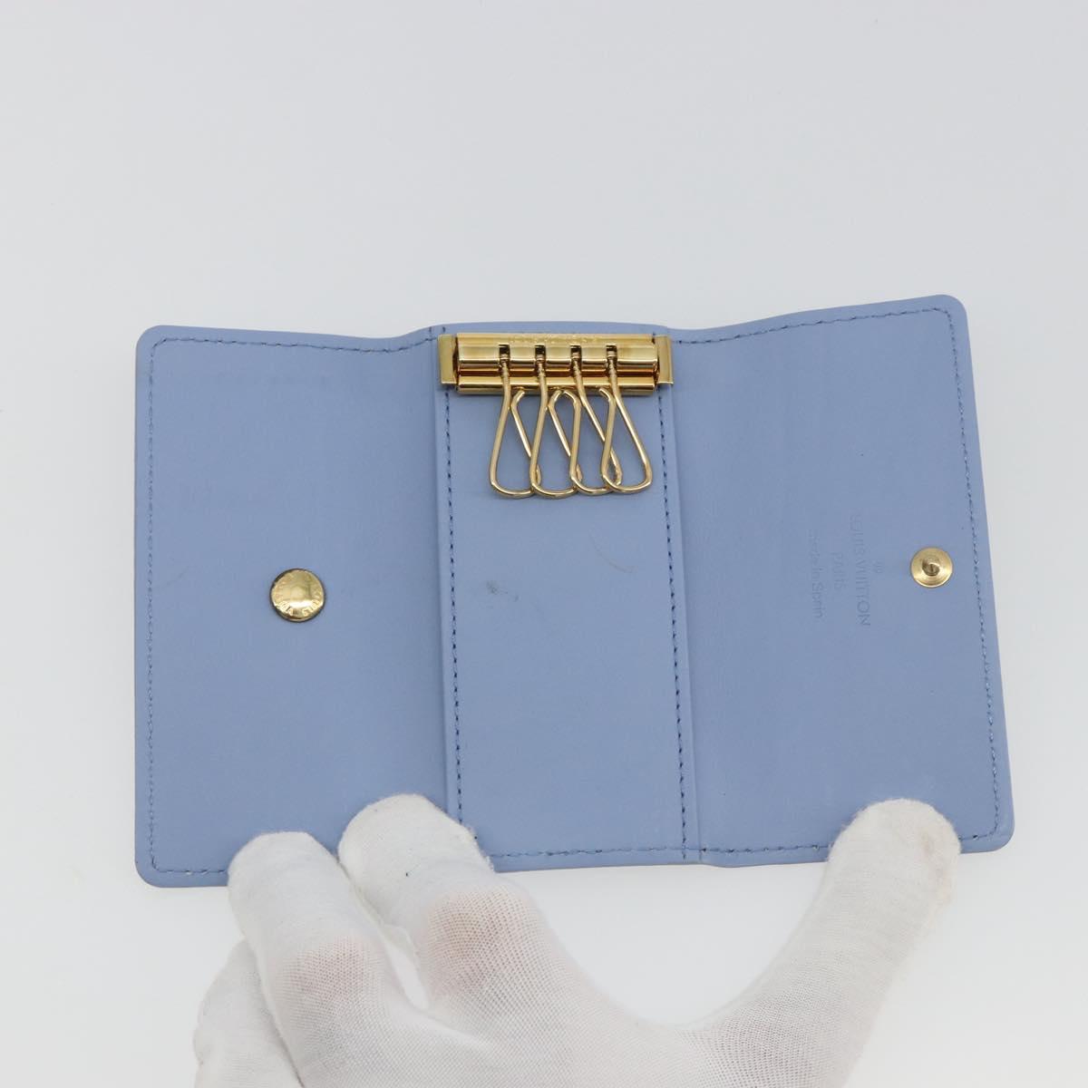 LOUIS VUITTON Vernis Multicles 4 Key Case Lavand Amarrant LV Auth 193767A