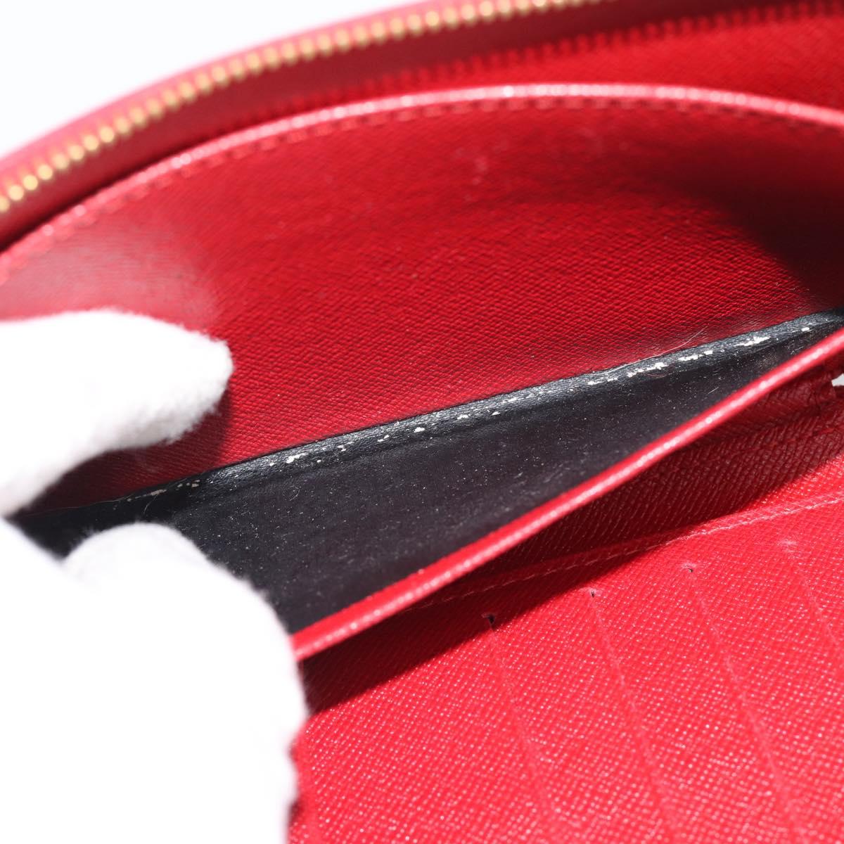 LOUIS VUITTON Epi Agenda Geod Wallet Red M63877 LV Auth 193771