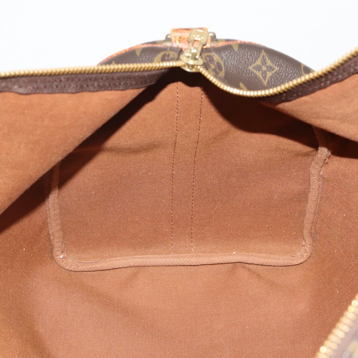 LOUIS VUITTON Monogram Keepall Bandouliere 50 Boston Bag M41416 LV Auth 193785