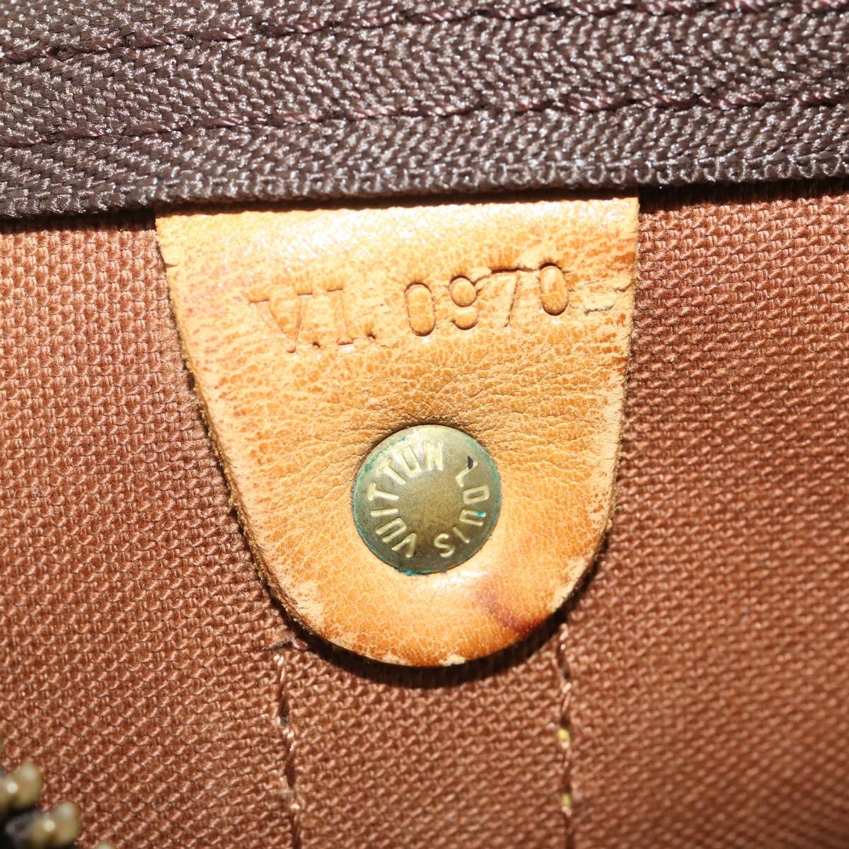 LOUIS VUITTON Monogram Keepall Bandouliere 50 Boston Bag M41416 LV Auth 193785