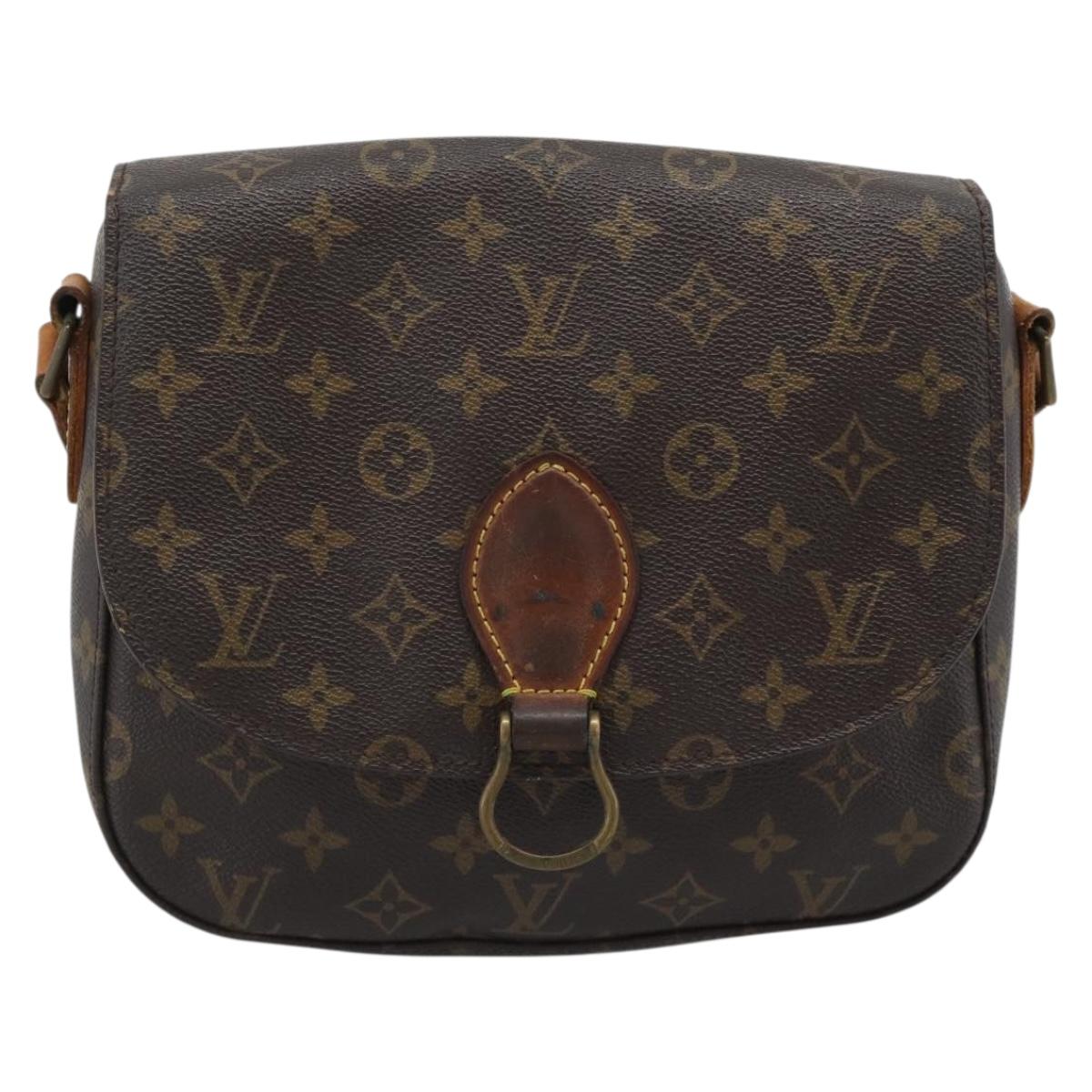 LOUIS VUITTON Monogram Saint Cloud GM Shoulder Bag M51242 LV Auth 193789