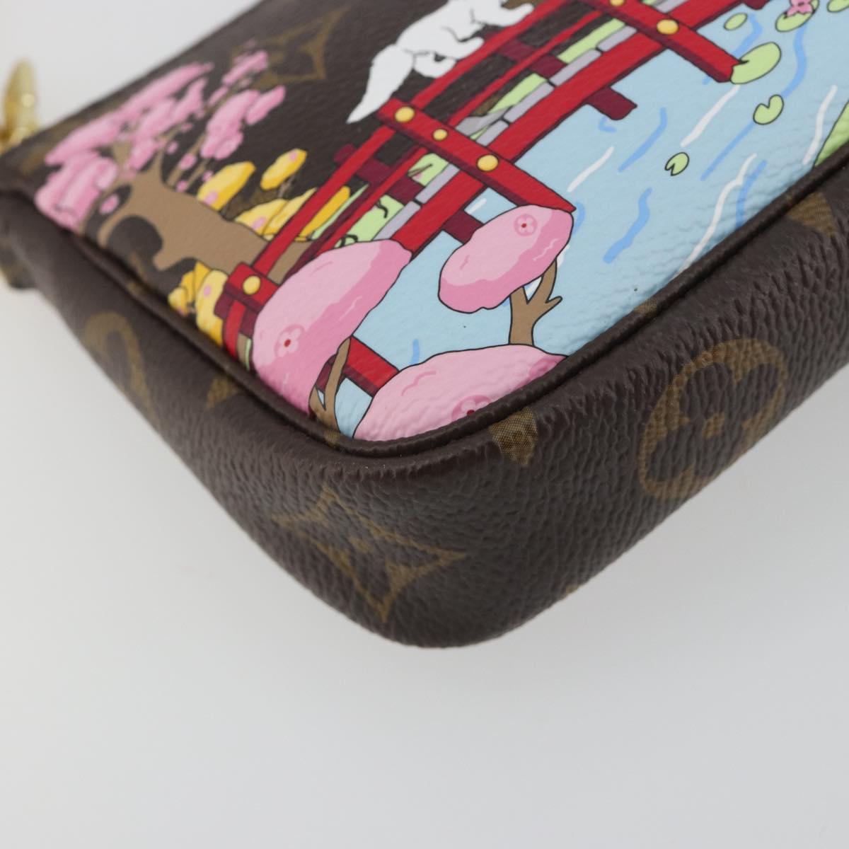 LOUIS VUITTON Monogram Vivienne Mini Pochette Accessoires M45905 LV Auth 193792M