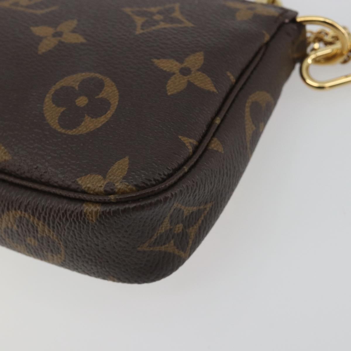 LOUIS VUITTON Monogram Vivienne Mini Pochette Accessoires M45905 LV Auth 193792M