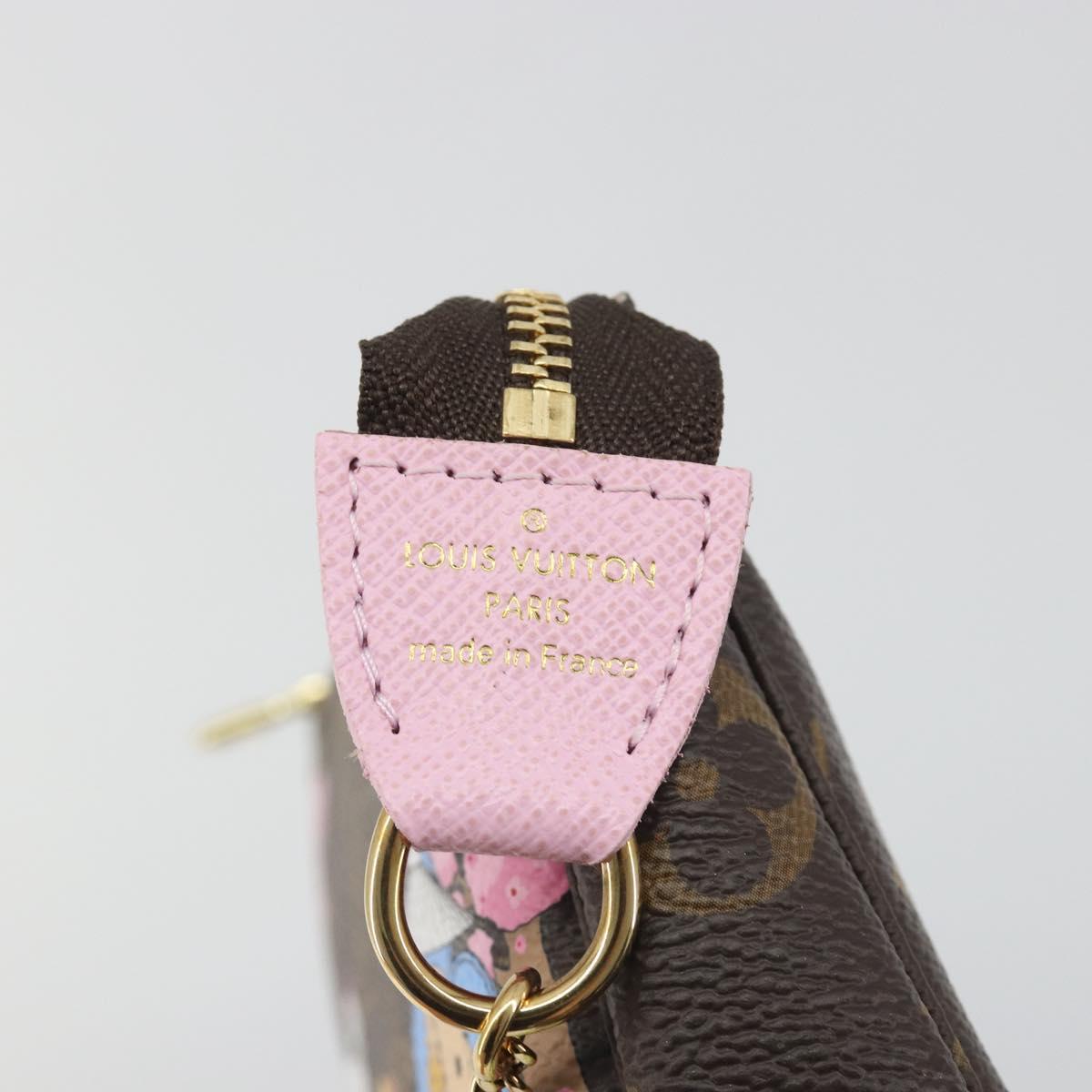 LOUIS VUITTON Monogram Vivienne Mini Pochette Accessoires M45905 LV Auth 193792M