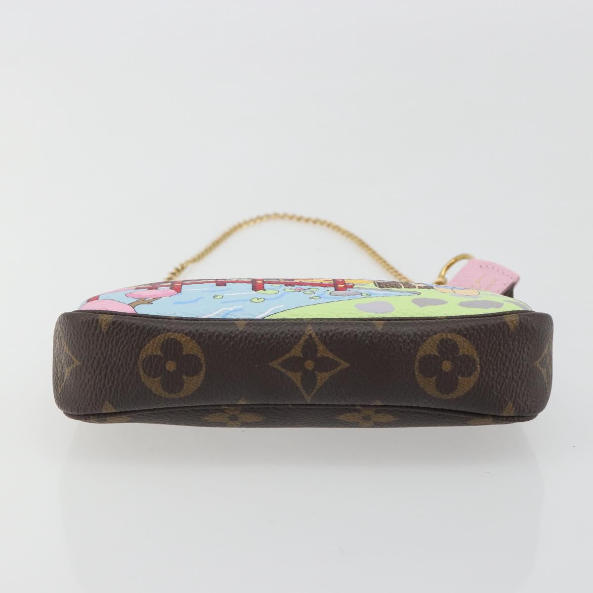 LOUIS VUITTON Monogram Vivienne Mini Pochette Accessoires M45905 LV Auth 193792M