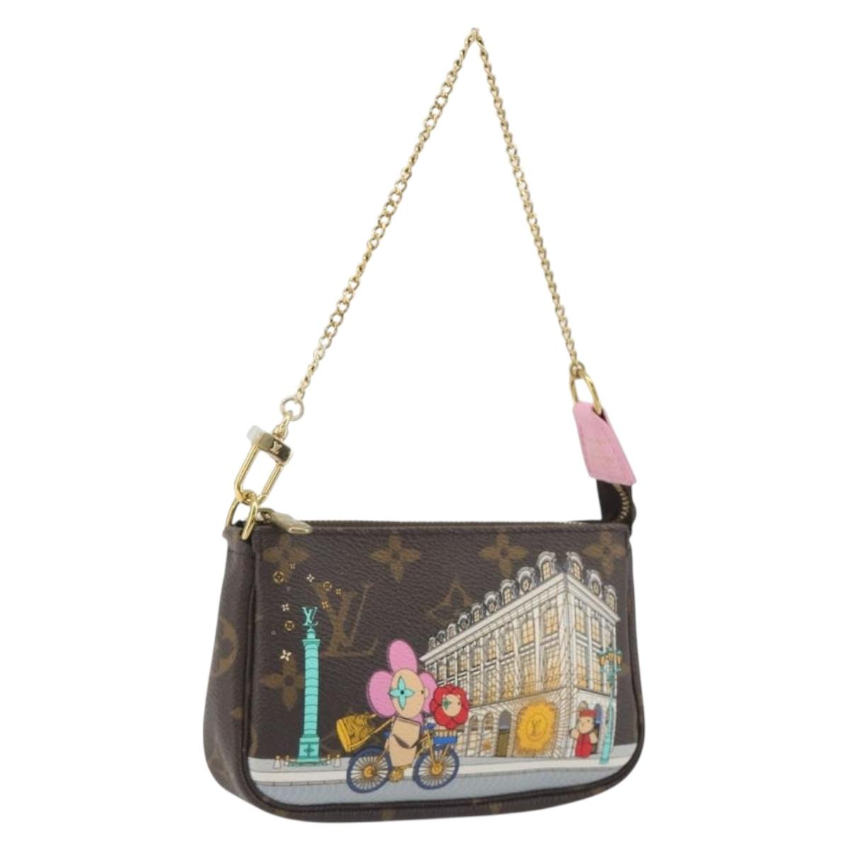 LOUIS VUITTON Vivienne Mini Pochette Accessoires Pouch M81760 LV Auth 193793M