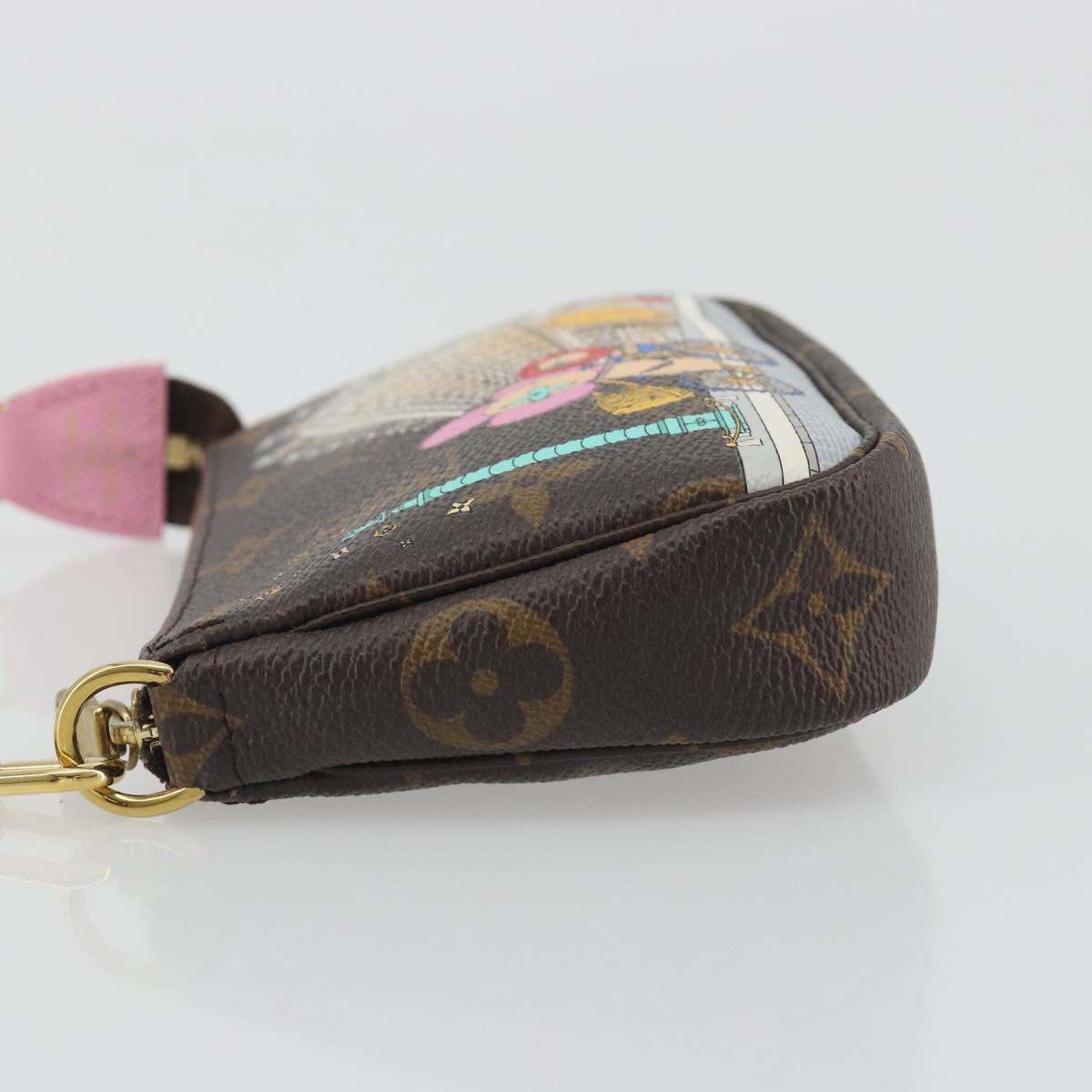 LOUIS VUITTON Vivienne Mini Pochette Accessoires Pouch M81760 LV Auth 193793M