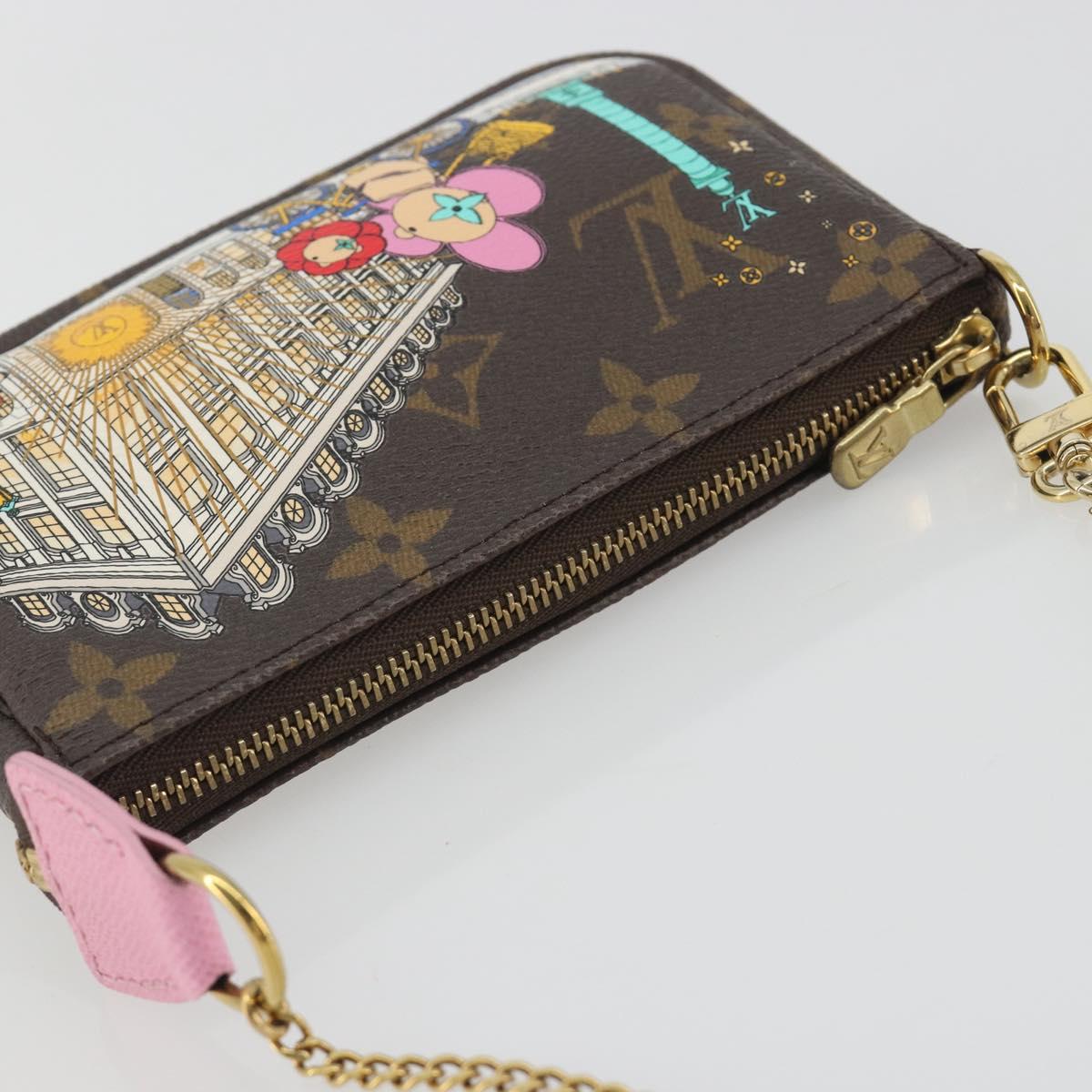 LOUIS VUITTON Vivienne Mini Pochette Accessoires Pouch M81760 LV Auth 193793M