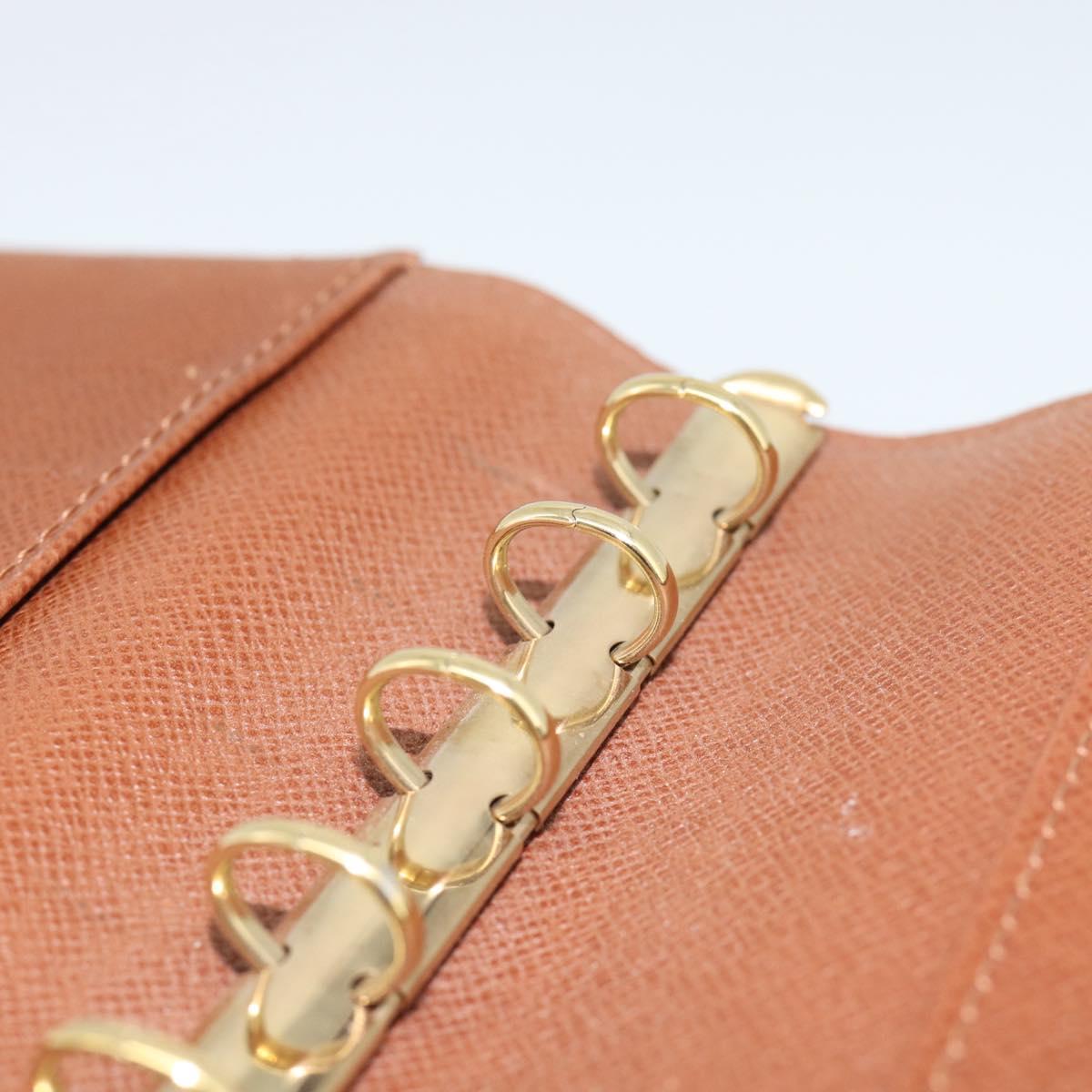 LOUIS VUITTON Monogram Agenda PM Day Planner Cover R20005 LV Auth 193795