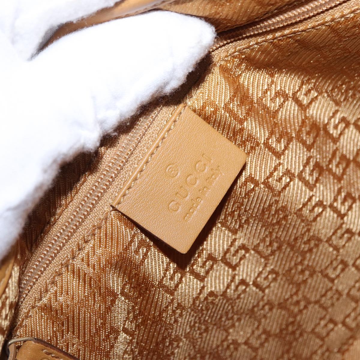 GUCCI Bamboo Jackie Shoulder Bag Suede Pink Gold 001 4060 Auth 193813V