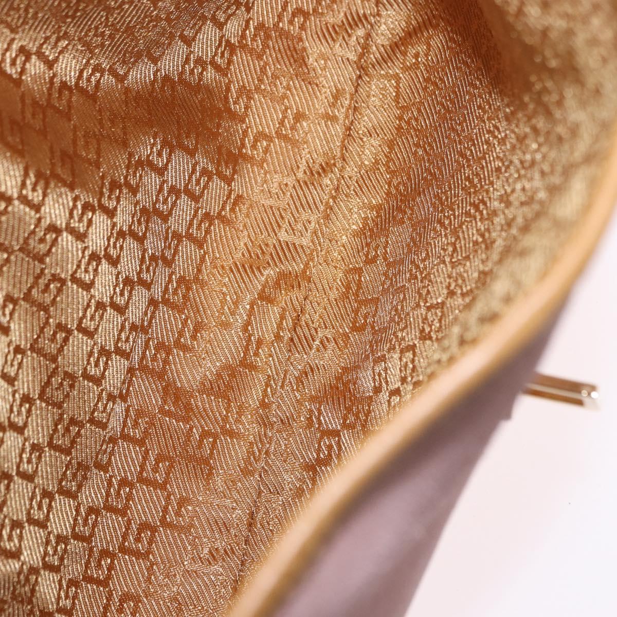 GUCCI Bamboo Jackie Shoulder Bag Suede Pink Gold 001 4060 Auth 193813V