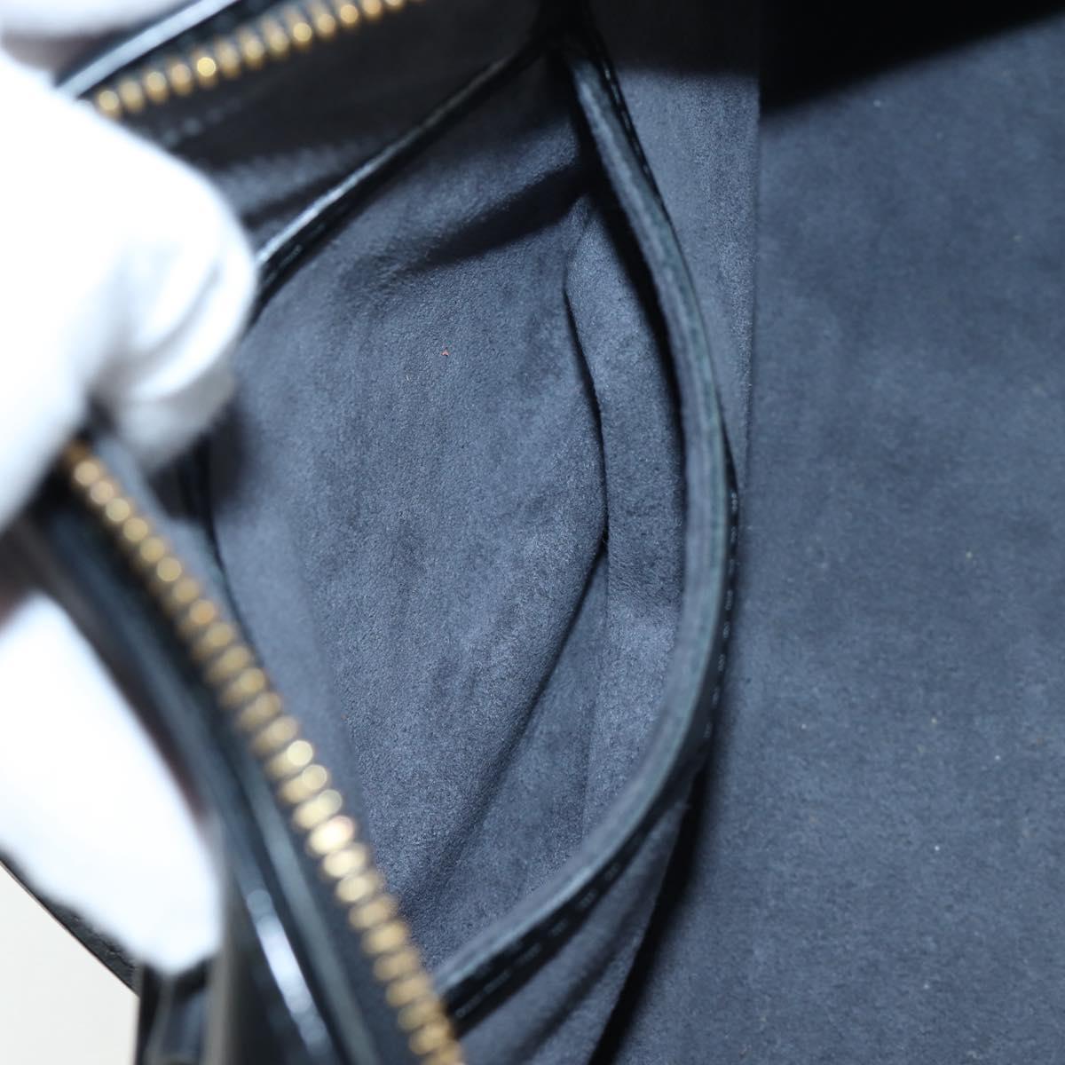 LOUIS VUITTON Epi Soufflot Hand Bag Black M52222 LV Auth 193839V
