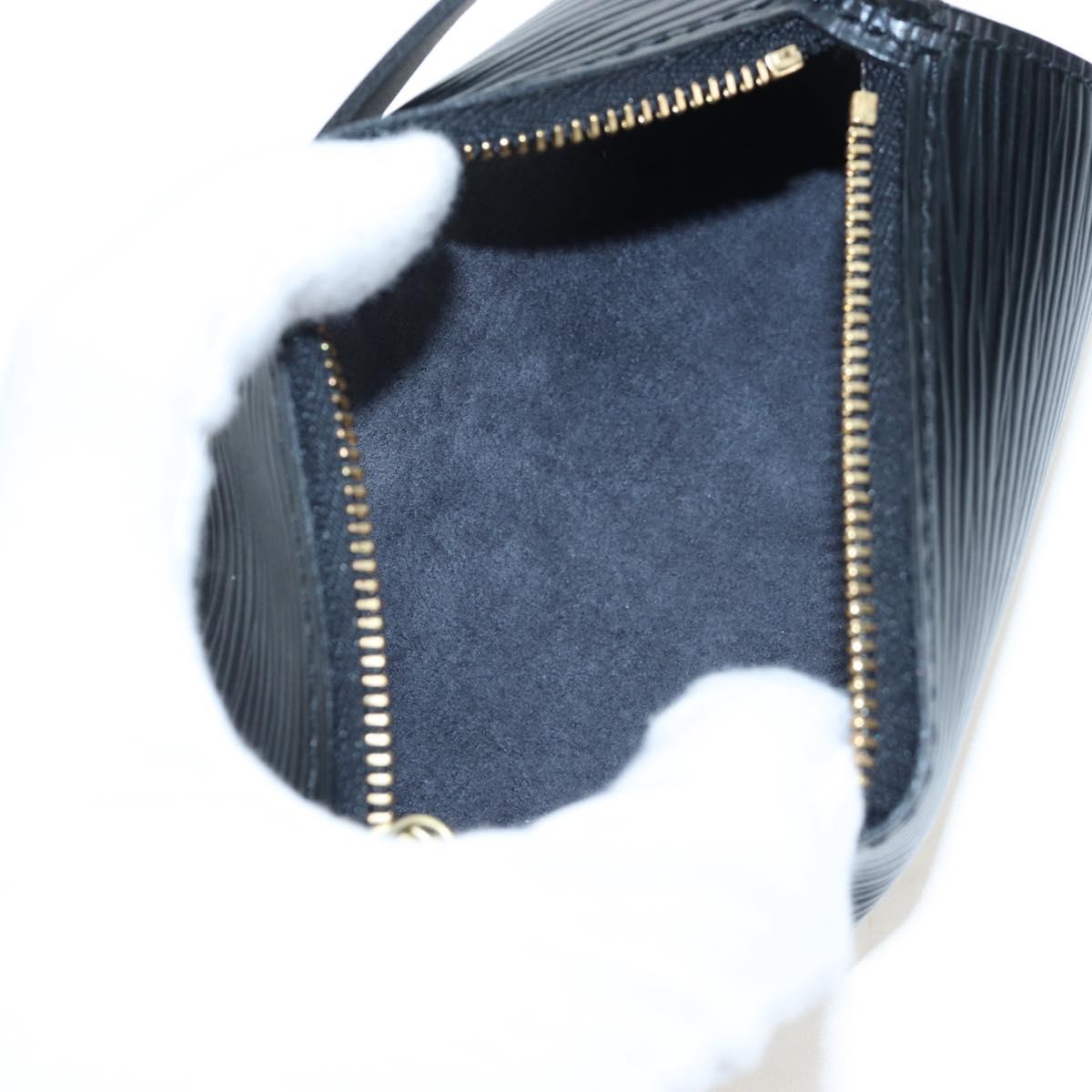 LOUIS VUITTON Epi Soufflot Hand Bag Black M52222 LV Auth 193839V