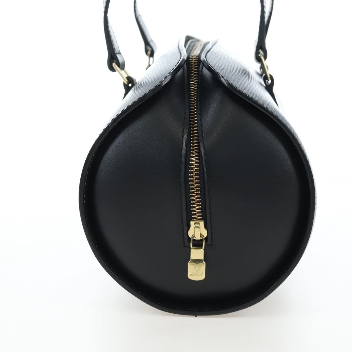 LOUIS VUITTON Epi Soufflot Hand Bag Black M52222 LV Auth 193839V