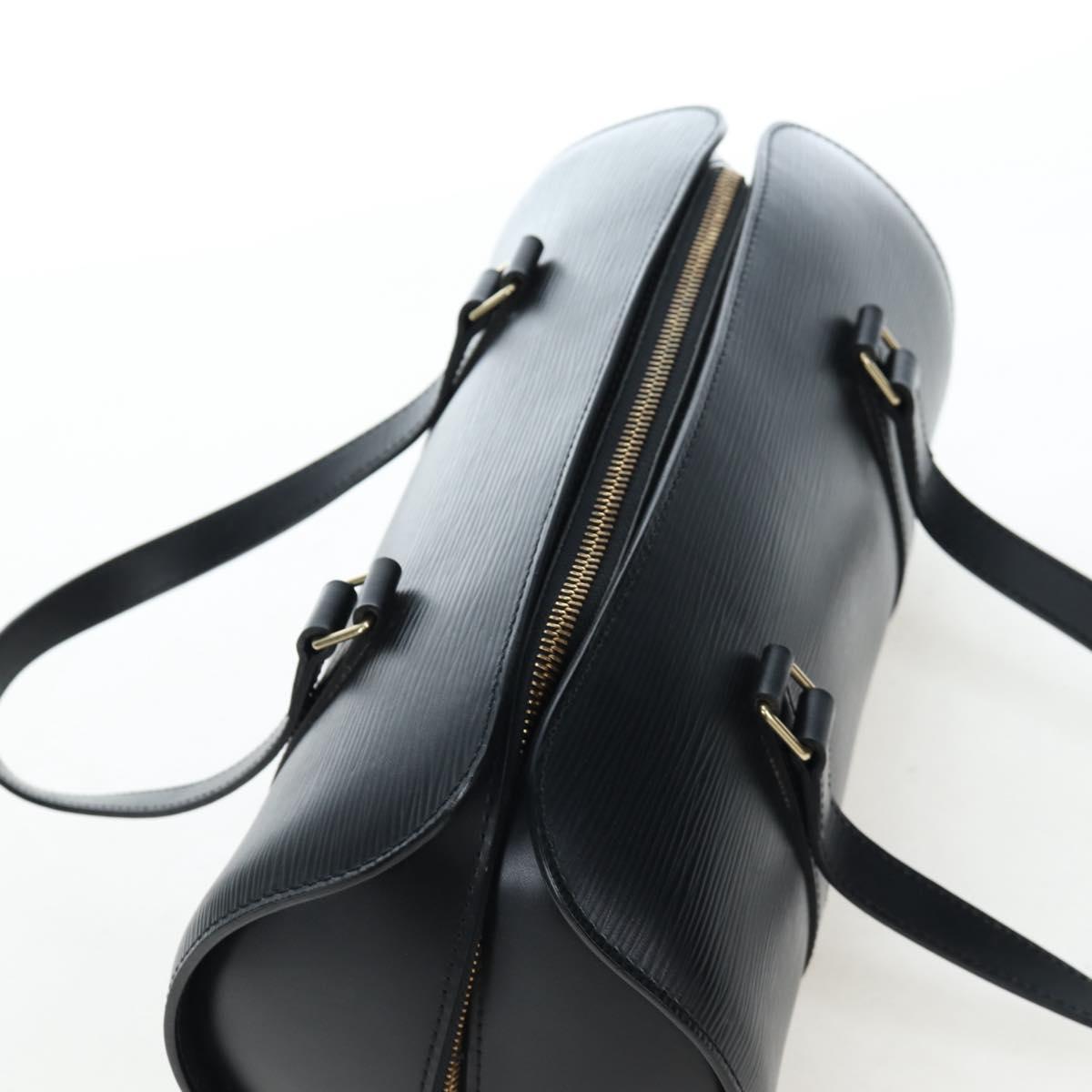 LOUIS VUITTON Epi Soufflot Hand Bag Black M52222 LV Auth 193839V