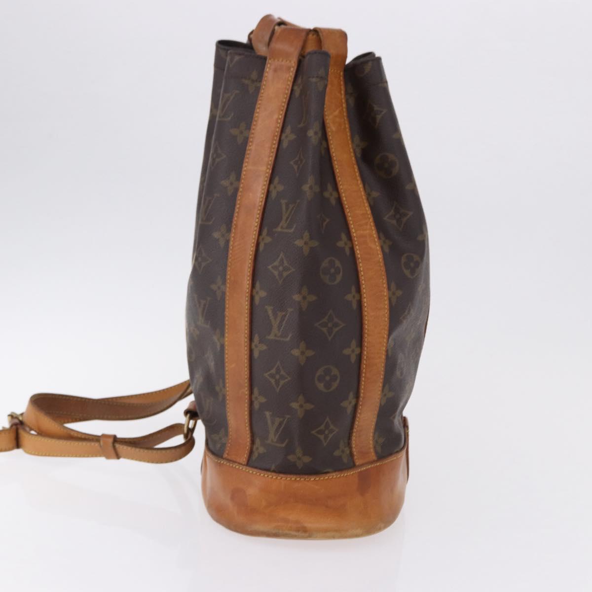 LOUIS VUITTON Monogram Randonnee PM Shoulder Bag M42243 LV Auth 193841