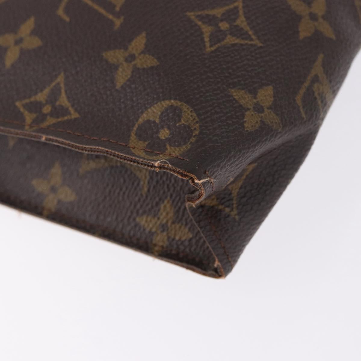 LOUIS VUITTON Monogram Poche Toilette 26 Pouch M47542 LV Auth 193844