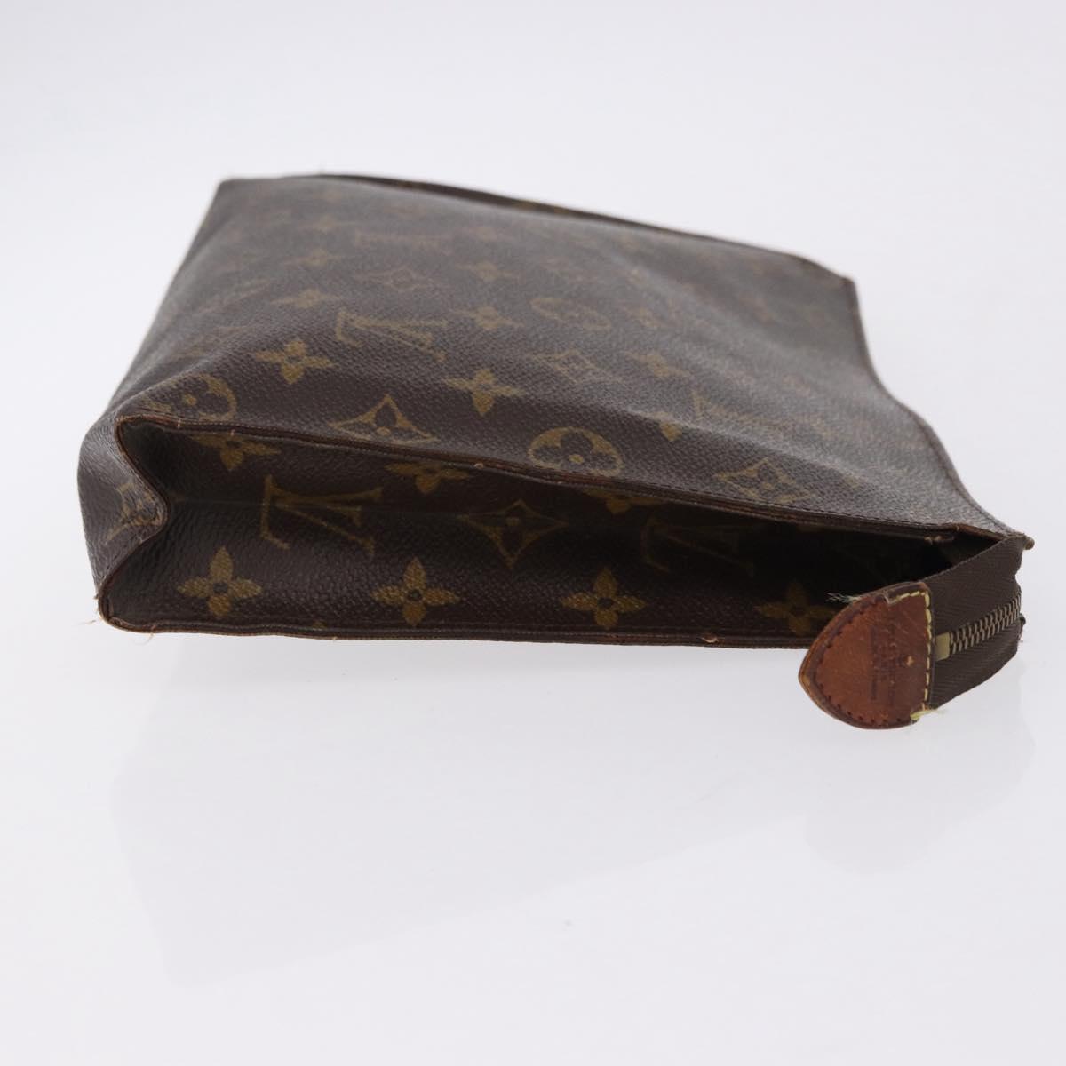 LOUIS VUITTON Monogram Poche Toilette 26 Pouch M47542 LV Auth 193844