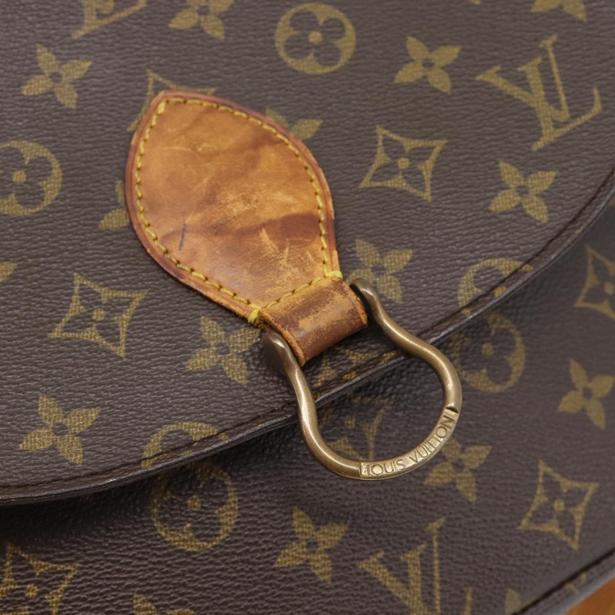 LOUIS VUITTON Monogram Saint Cloud GM Shoulder Bag M51242 LV Auth 193845