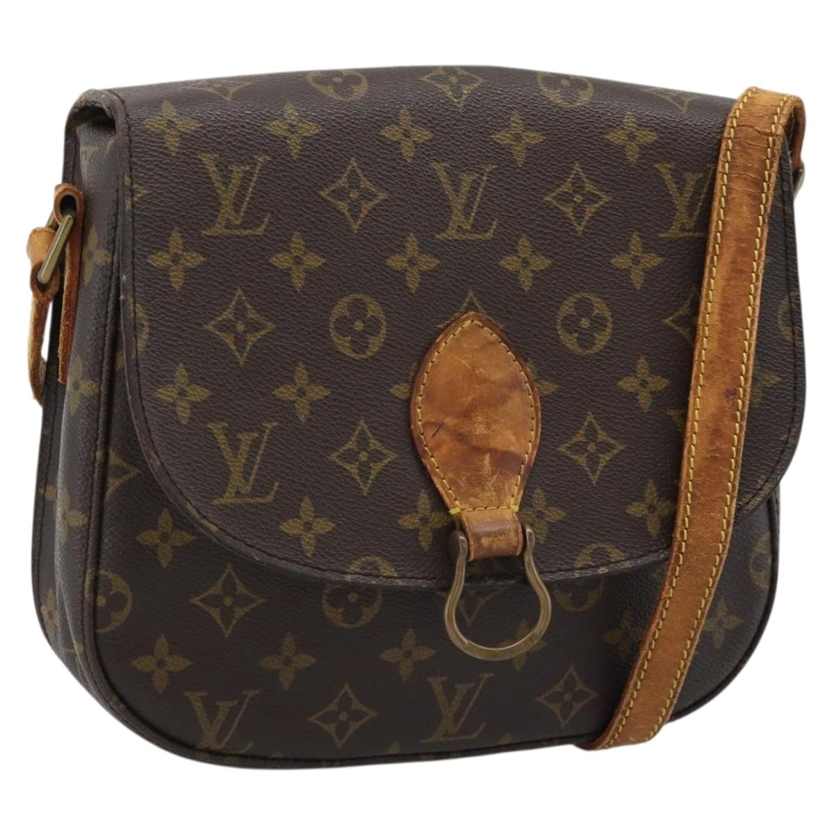 LOUIS VUITTON Monogram Saint Cloud GM Shoulder Bag M51242 LV Auth 193845