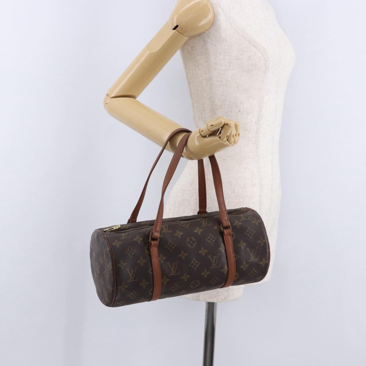 LOUIS VUITTON Monogram Papillon 30 Hand Bag M51365 LV Auth 193849