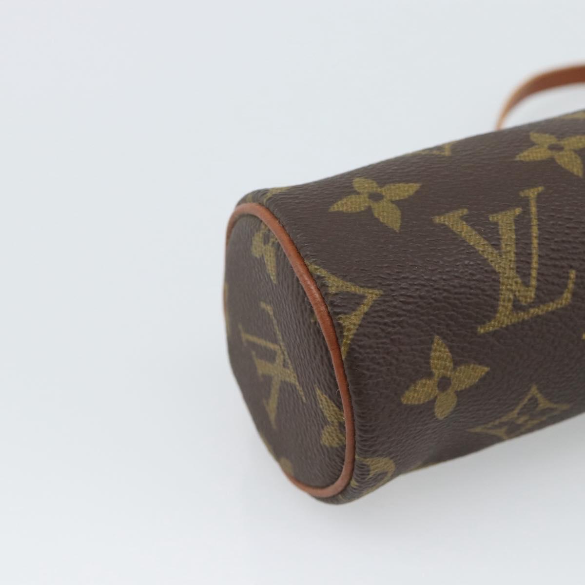 LOUIS VUITTON Monogram Papillon Pouch LV Auth 193850