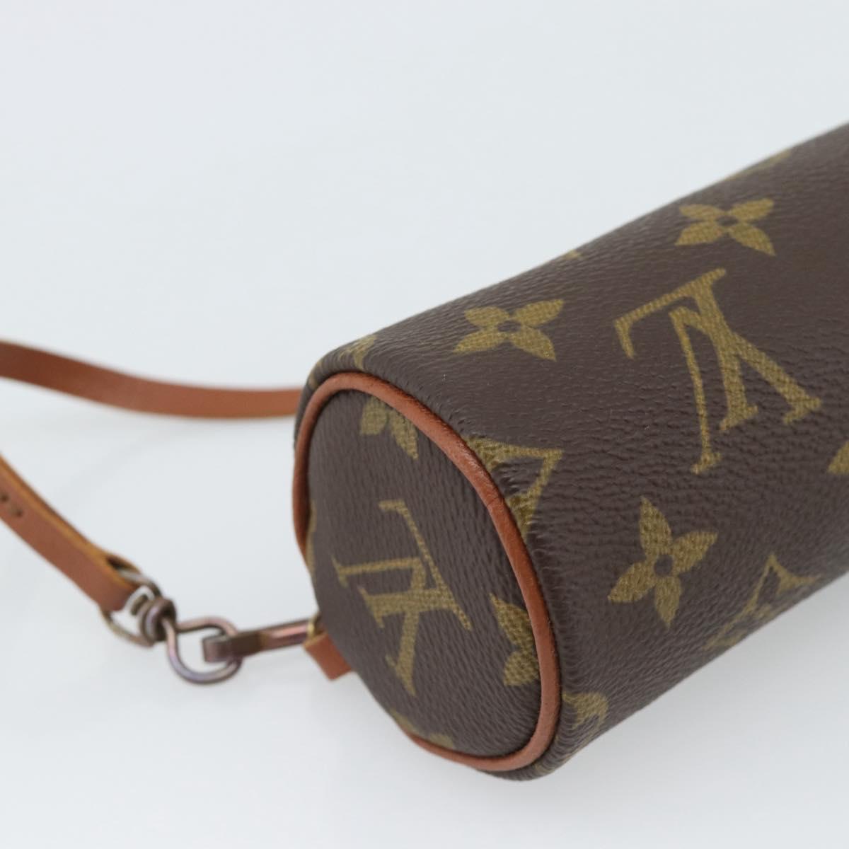 LOUIS VUITTON Monogram Papillon Pouch LV Auth 193850