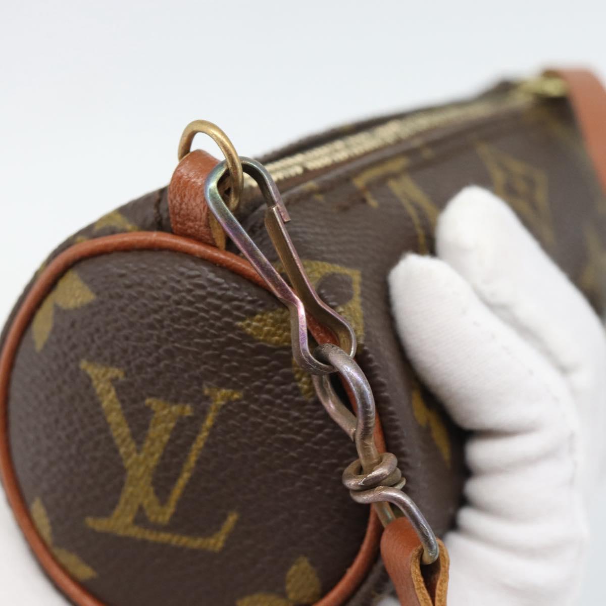 LOUIS VUITTON Monogram Papillon Pouch LV Auth 193850