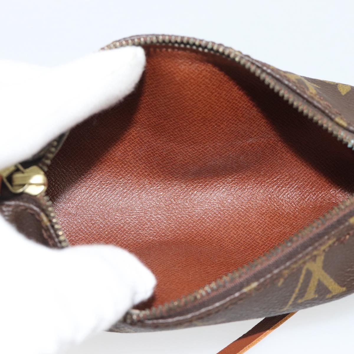 LOUIS VUITTON Monogram Papillon Pouch LV Auth 193850