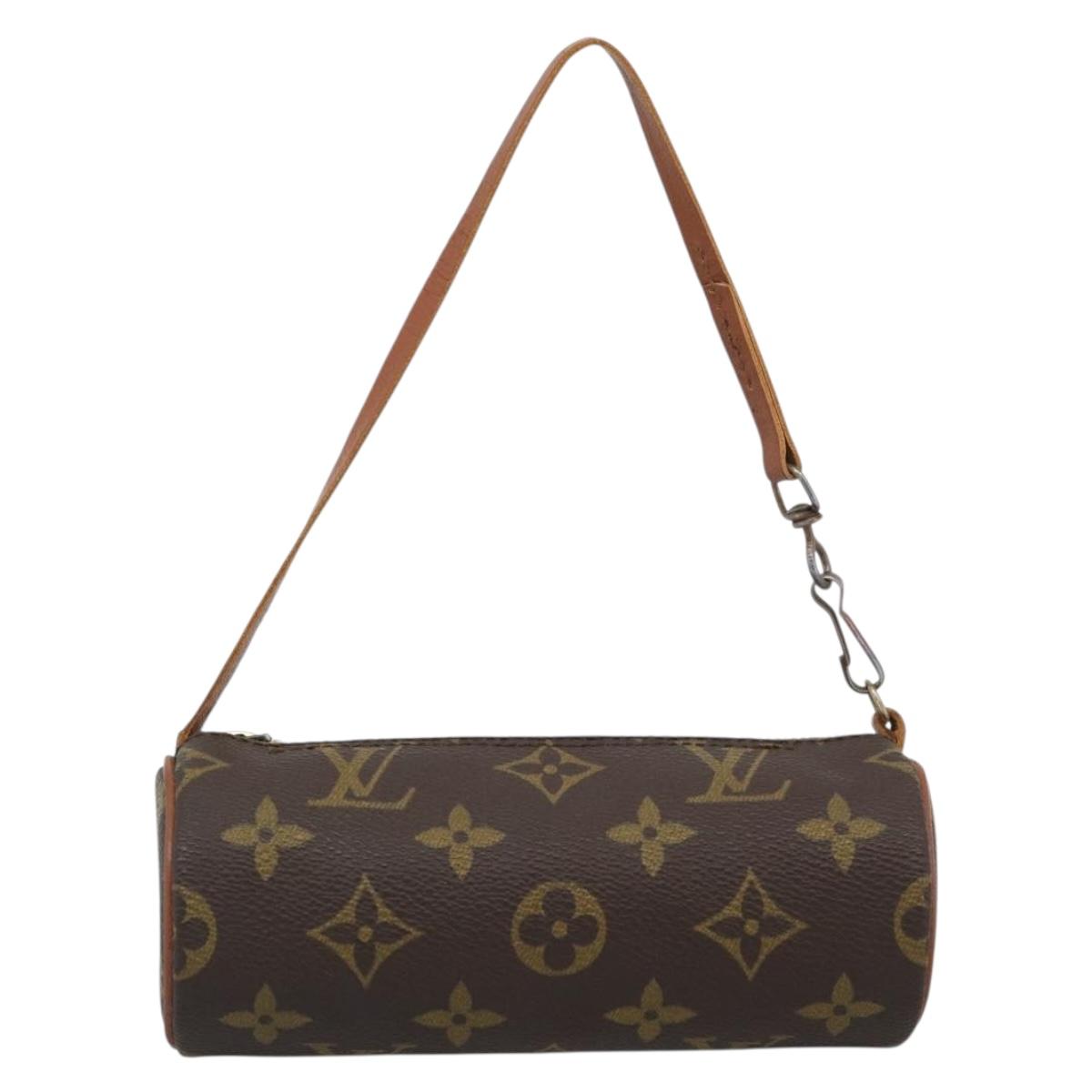 LOUIS VUITTON Monogram Papillon Pouch LV Auth 193850