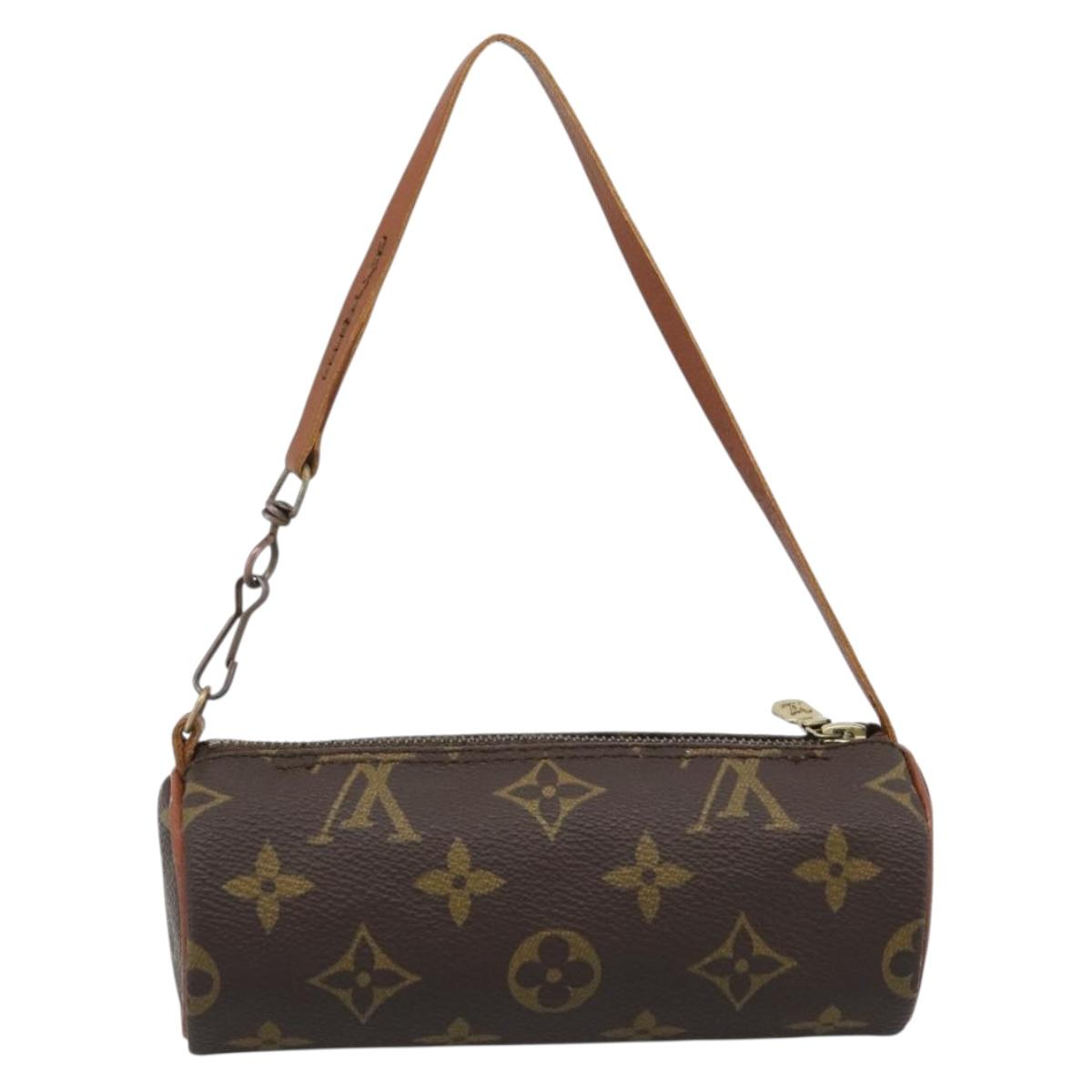 LOUIS VUITTON Monogram Papillon Pouch LV Auth 193850